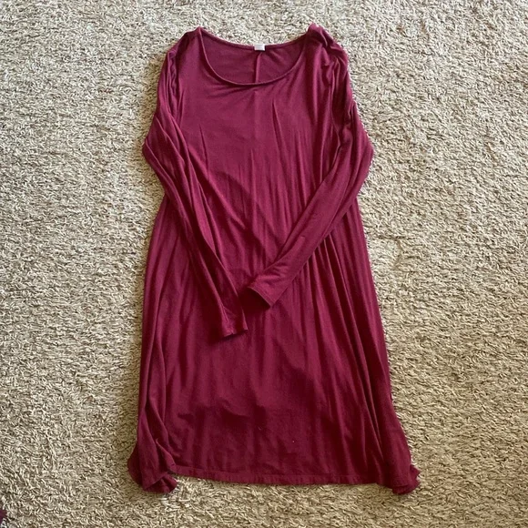 Old Navy | Dresses | Maroon Flowy Old Navy Dress | Poshmark